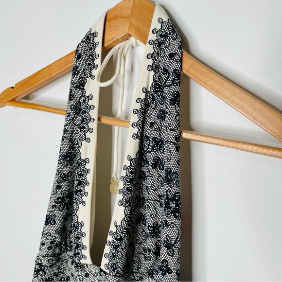 Dolls Kill Swim Dolls Kill Juicy Couture Plunging Halter Drop Waist